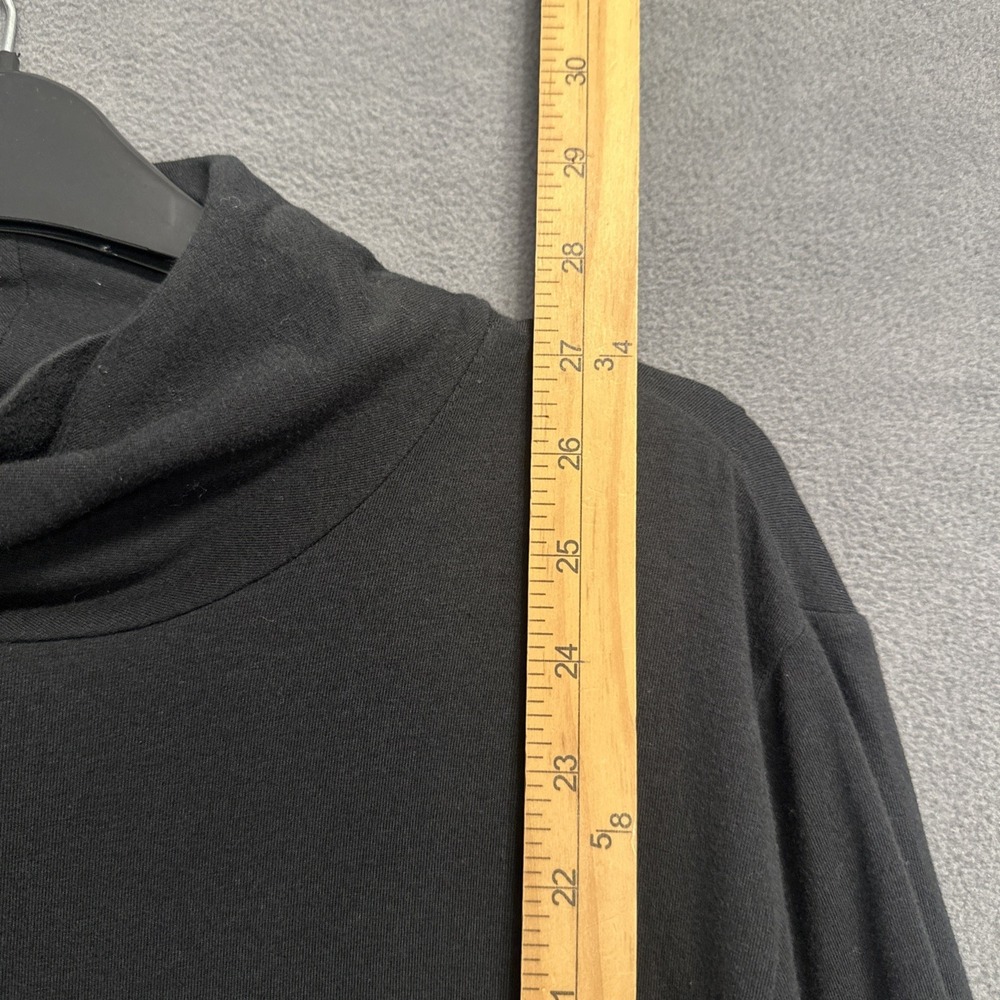 J. Jill Jersey‎ Turtleneck Shirt Top Size XL Black Stretch Layering Minimalist - Picture 4 of 5